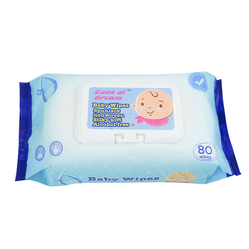 Free Samples Of Production Disposable Organic Little Water Baby Cleaning Pocket Baby Wet Towel Wet Wipes