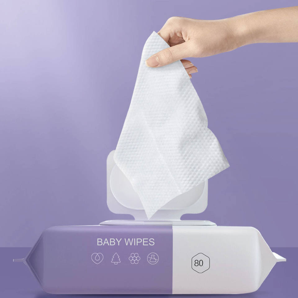 Multipurpose Baby Wipe water Wipes Disposable Non woven Fabric Baby wipes OEM