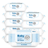OEM ODM Biodegradable Paper Packaging Antibacterial Sensitive 100% Bamboo baby Wet Wipes Cleaning eco hand wet baby wipes