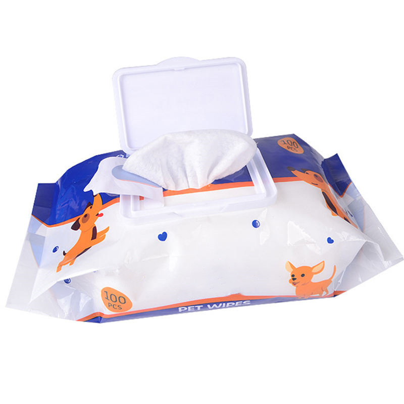 OEM Service Pet Grooming Wet Wipes With Low Price Pet Cleaning Wet Tissues