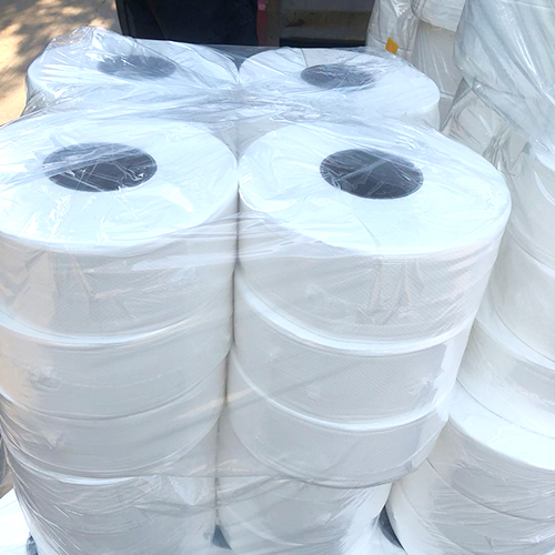 Recycled jumbo roll toilet paper