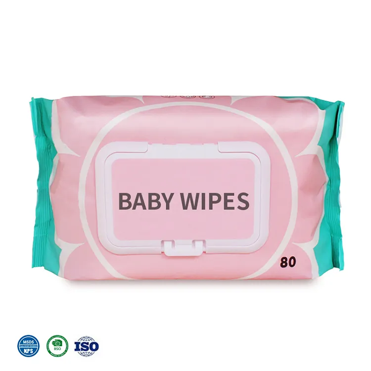 Cotton Wet Wipes Factory Price Water Alcohol Free Baby Wipe Sensitive Biodegradable Unscented wipes