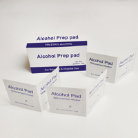 Bulk Wholesale 100Pcs Box Alcohol Prep Pads Isopropyl 75% Alcohol Hand Sanitizer Wipes